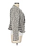 Rebecca Taylor Houndstooth Gray Black Blazer Size 12 - photo 4