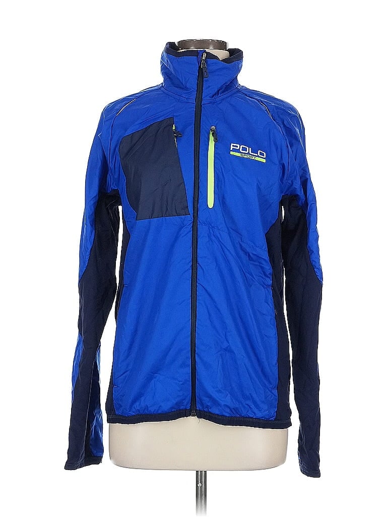 Pre-owned Polo Snow Jacket In Blue