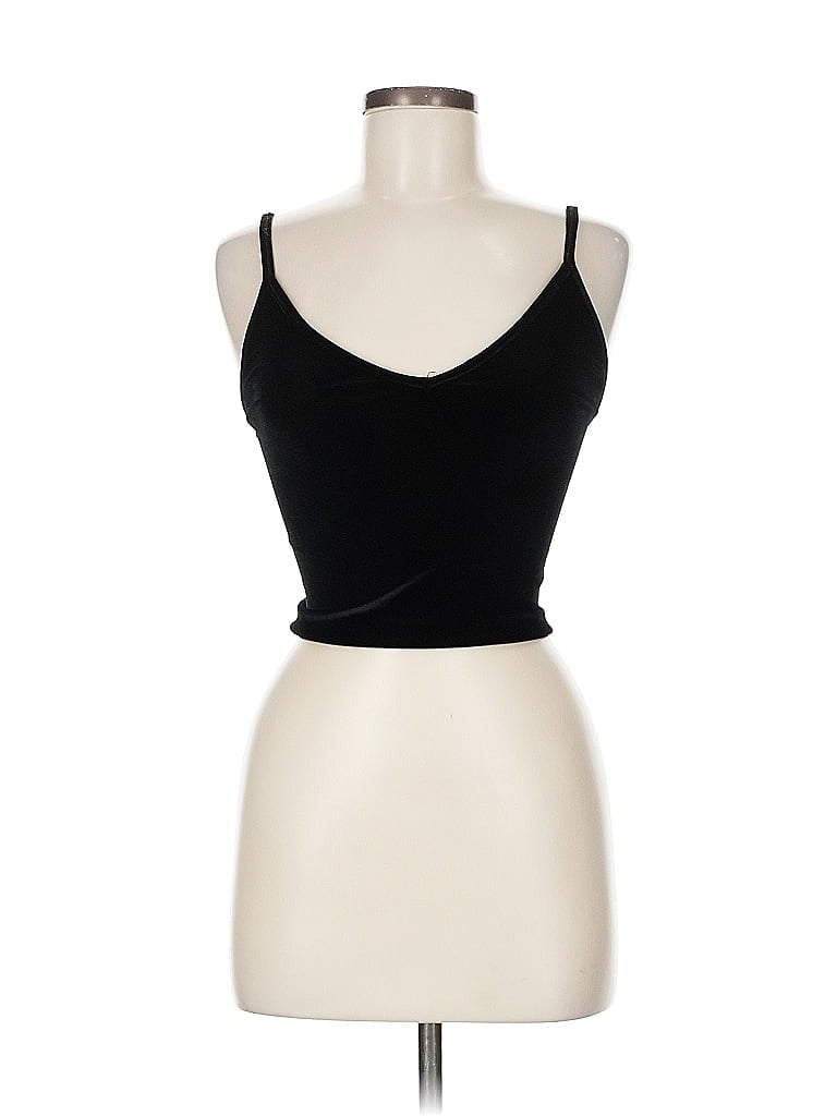 Pre-owned John Galt Tank Top Black Strapless Neckline Tops