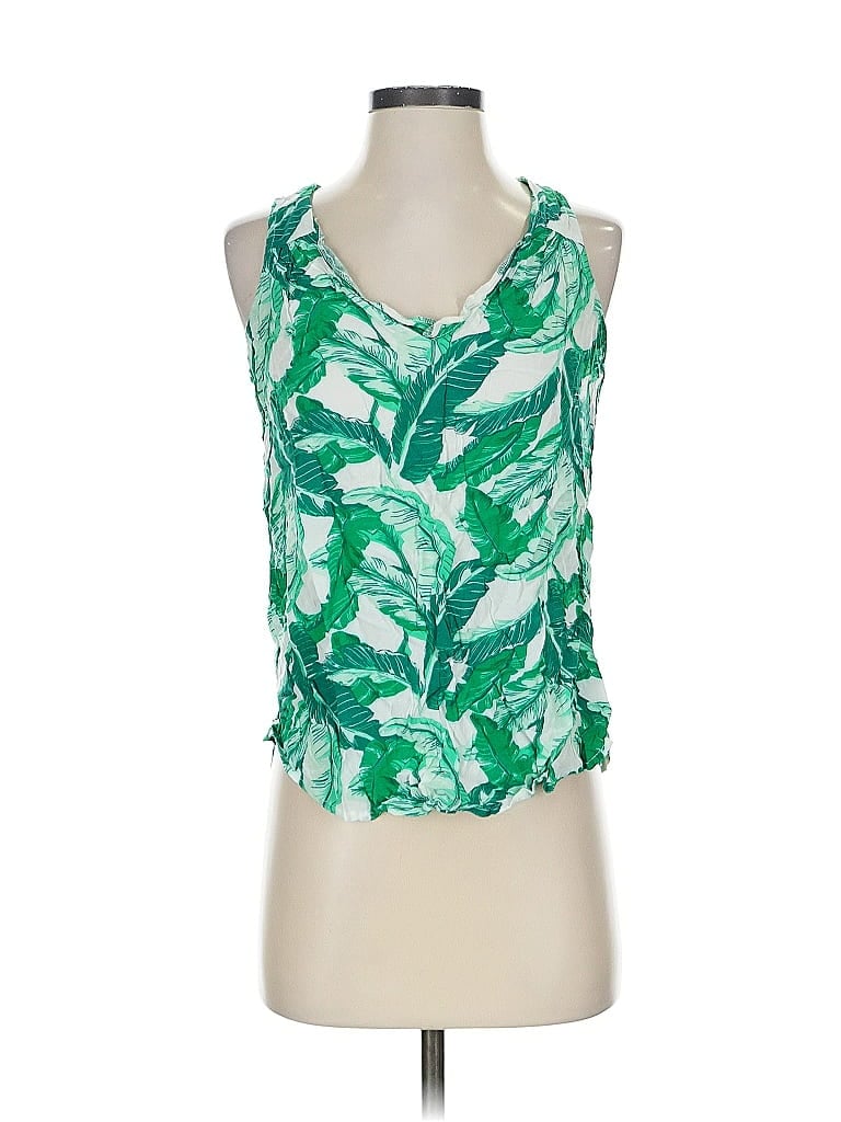Pre-owned Old Navy Sleeveless Blouse In Green