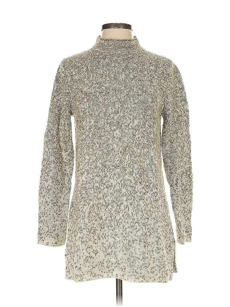 PUREJILL Pre-owned Turtleneck Sweater In Silver