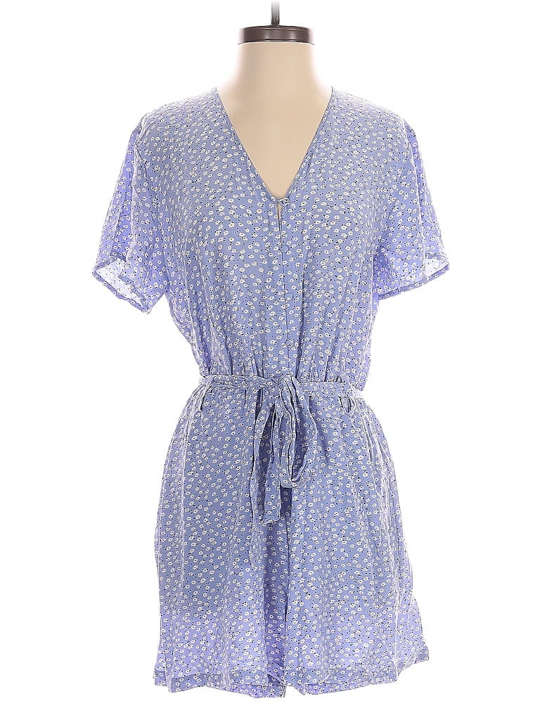 Pre-owned Rails Romper In Blue