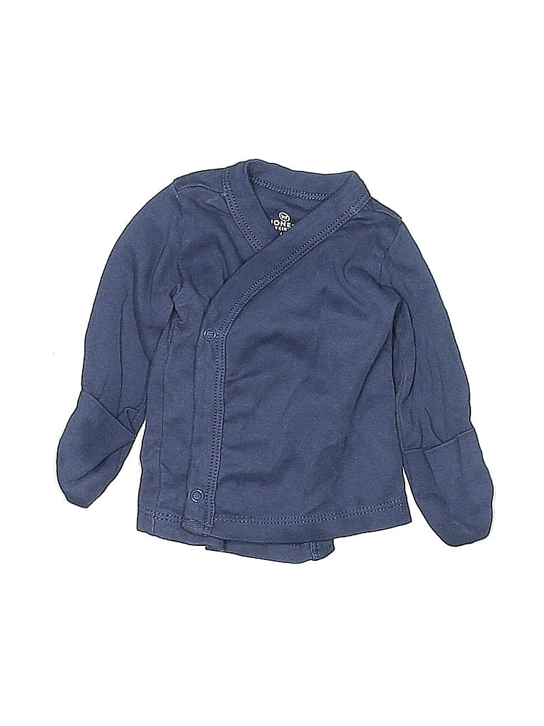 Click to view more detailed imagery on our partner's website Pre-owned Honest Baby Clothing Babies' Cardigan Sweater In Blue