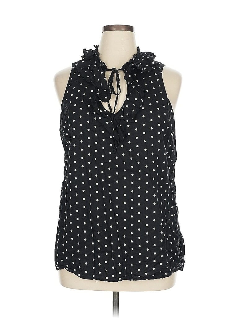 Pre-owned Old Navy Sleeveless Blouse In Black