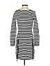 MICHAEL Michael Kors Stripes Gray Casual Dress Size S - photo 1