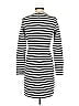 MICHAEL Michael Kors Stripes Gray Casual Dress Size S - photo 2