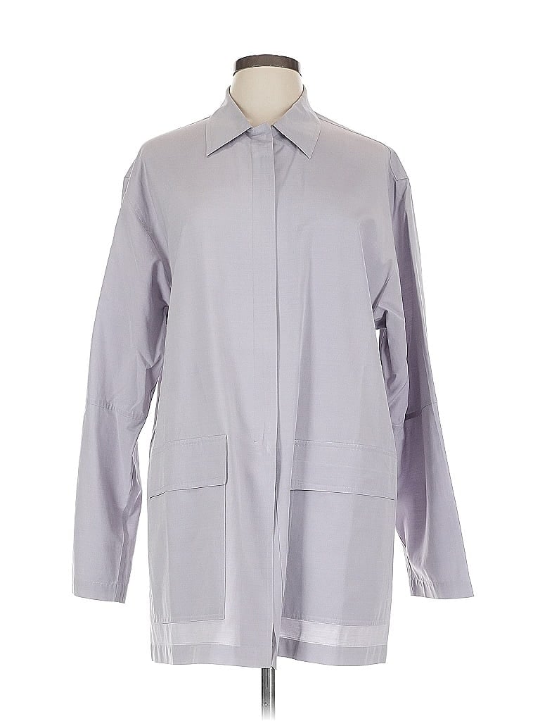 Click to view more detailed imagery on our partner's website Pre-owned Anne Klein 3/4 Sleeve Blouse In Gray