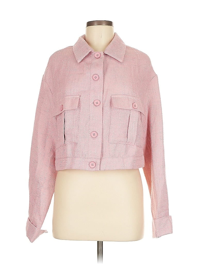 Pre-owned Shein Jacket In Pink