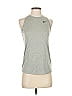 Nike 100% Polyester Silver Active Tank Size XS - photo 1