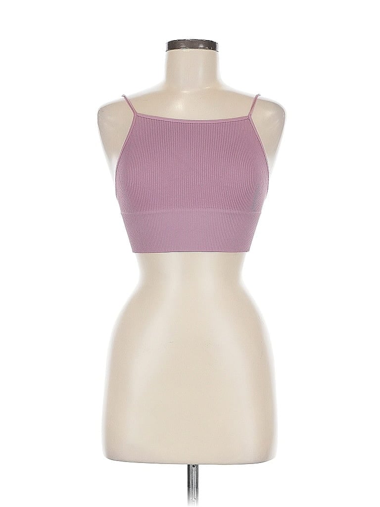 Pre-owned Out From Under Tank Top Pink Halter Neckline Tops