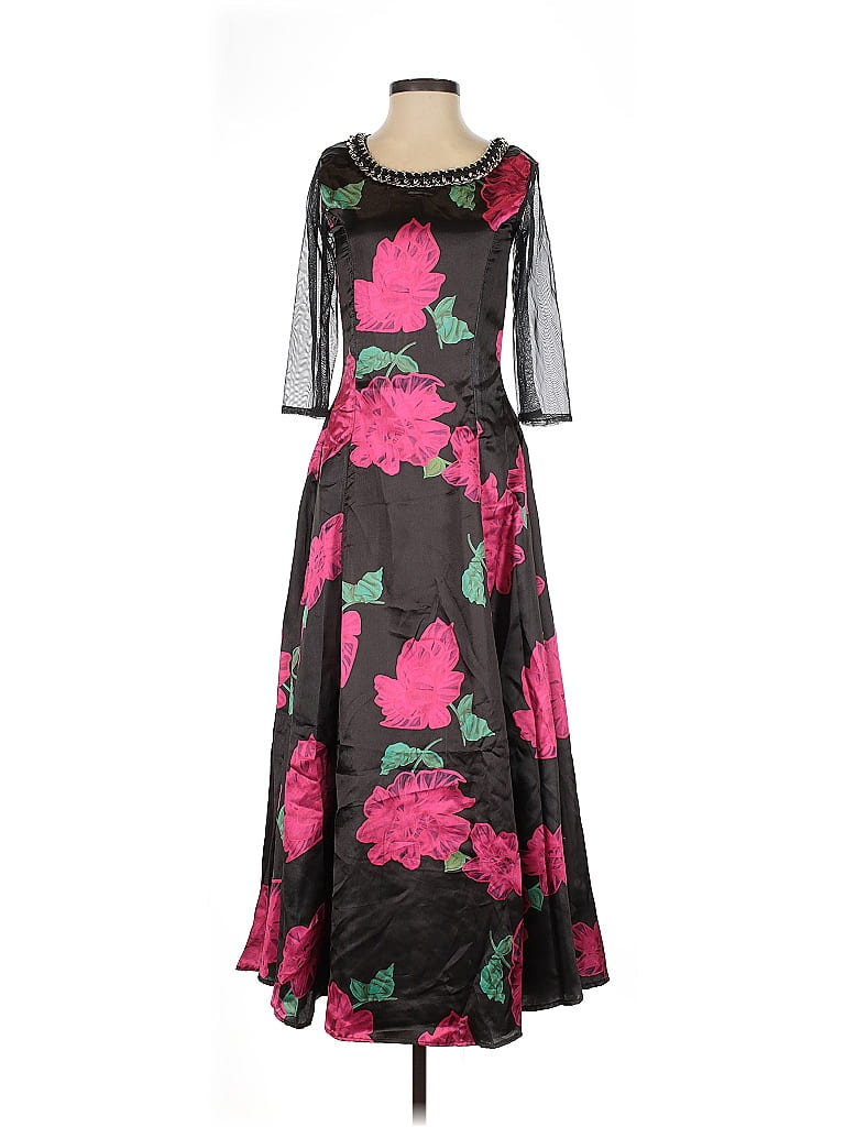 Pre-owned Assorted Brands Cocktail Dress In Black