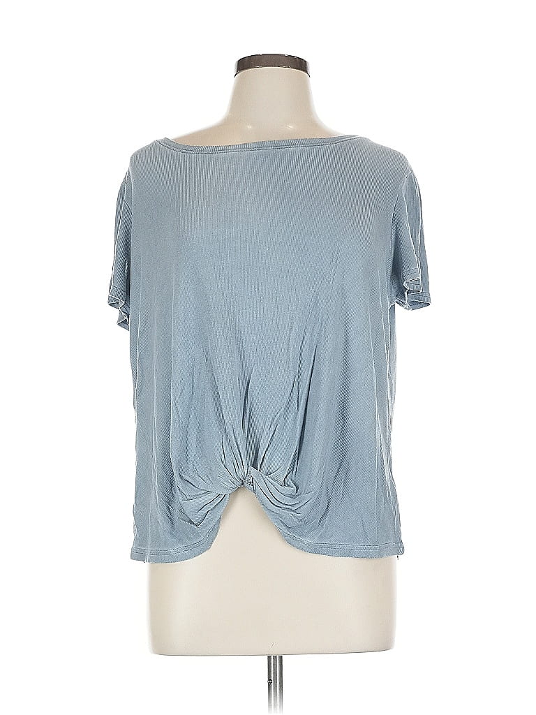 Pre-owned Jane And Delancey Short Sleeve T-shirt In Blue