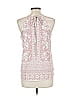 E&M Collection 100% Polyester Pink Sleeveless Blouse Size L - photo 2