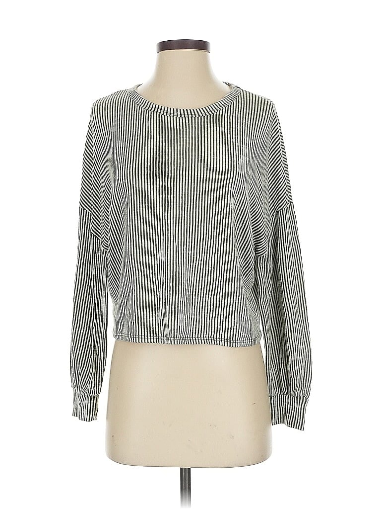 Pre-owned Caution To The Wind Pullover Sweater In Green