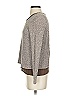 Zara W&B Collection Gray Long Sleeve Top Size S - photo 5