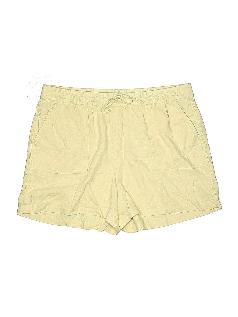 Pre-owned J.crew Factory Store Athletic Shorts In Yellow