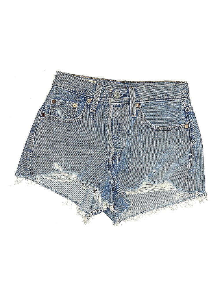 Click to view more detailed imagery on our partner's website Pre-owned Levi's Denim Shorts In Blue