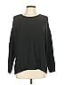 G.H. Bass & Co. Solid Black Pullover Sweater Size L - photo 1