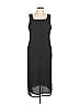 Studio 100% Polyester Solid Black Casual Dress Size 12 - photo 1