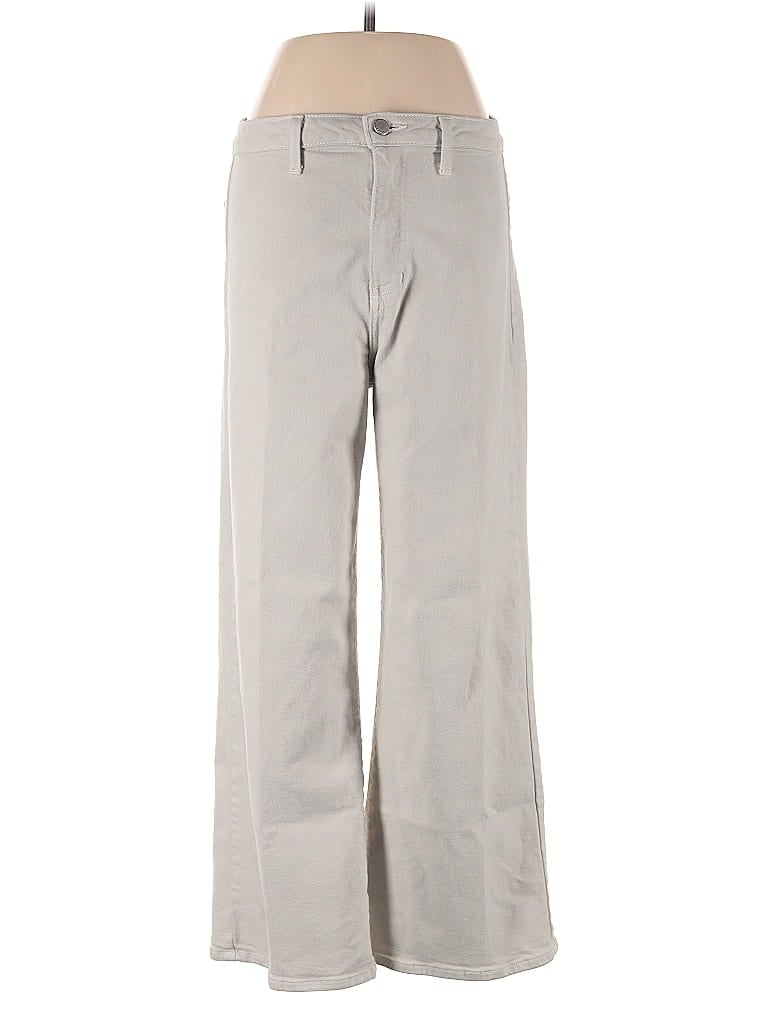 Pre-owned Just Black Khaki Pant In Gray