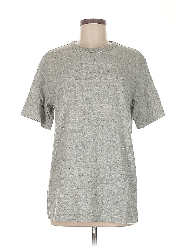 Pre-owned Unbranded Short Sleeve T-shirt In Gray