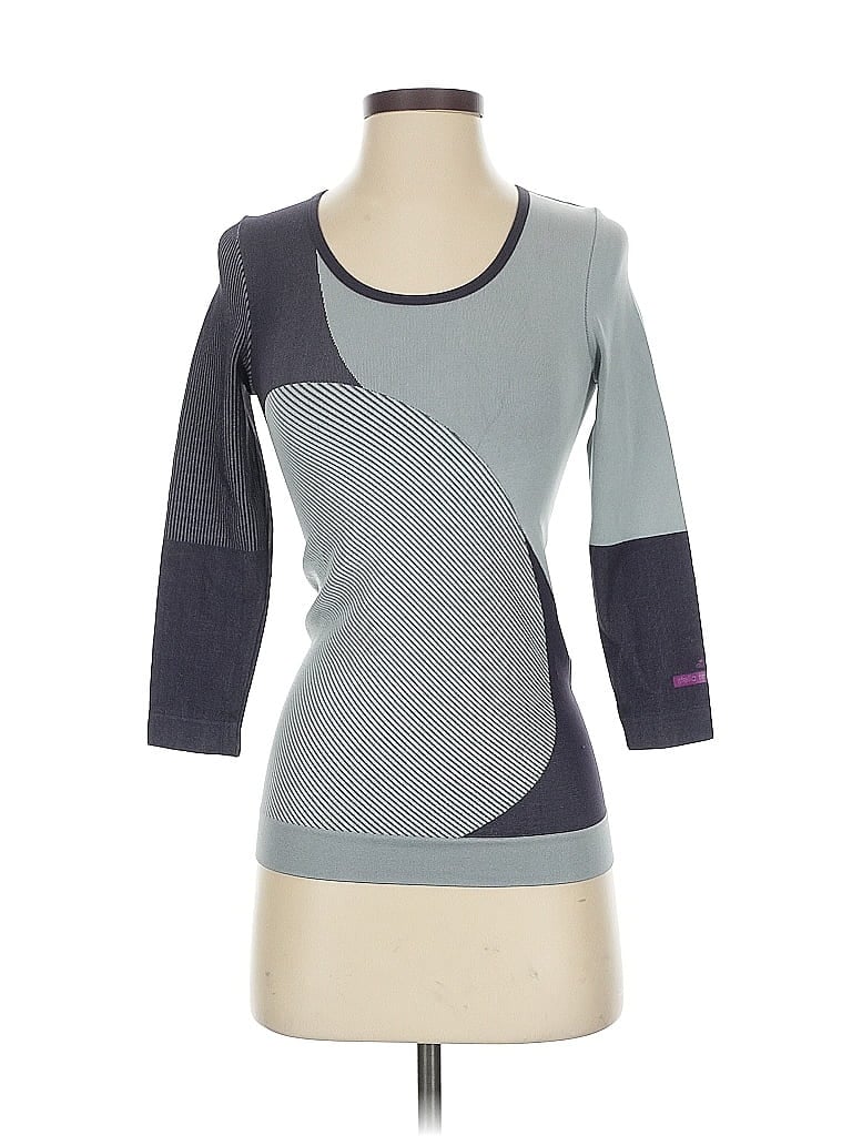 Pre-owned Adidas Stella Mccartney Active T-shirt In Gray