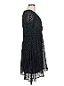 DKNY 100% Polyester Polka Dots Black Cocktail Dress Size 10 (petite) - photo 4