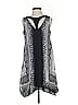 BCBGMAXAZRIA 100% Polyester Graphic Gray Casual Dress Size XS - photo 1