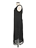 Studio 100% Polyester Solid Black Casual Dress Size 12 - photo 5