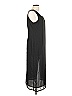 Studio 100% Polyester Solid Black Casual Dress Size 12 - photo 4