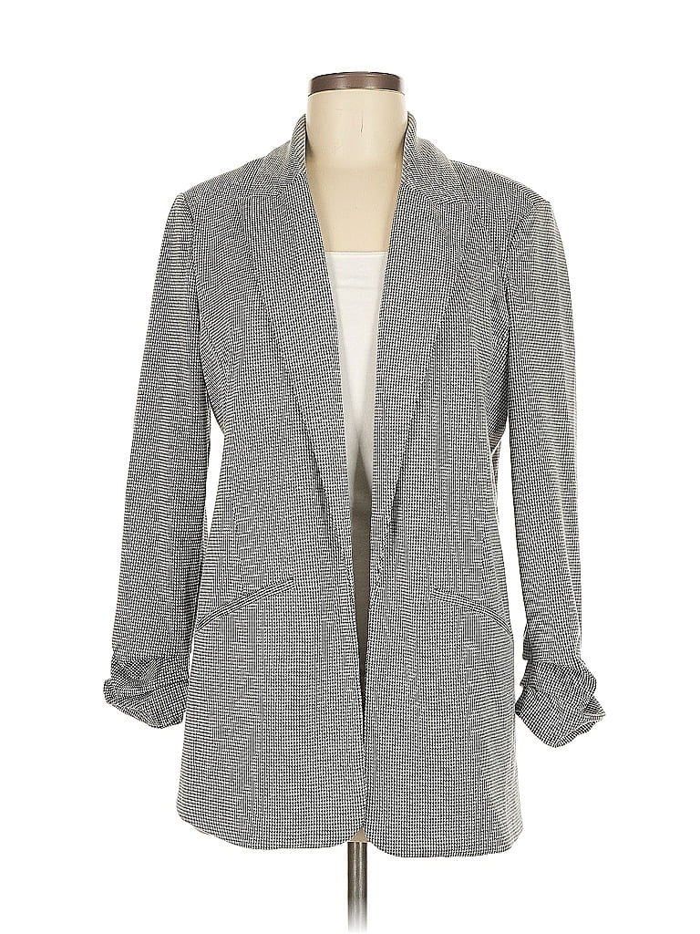 Pre-owned Nine West Blazer Jacket In Gray