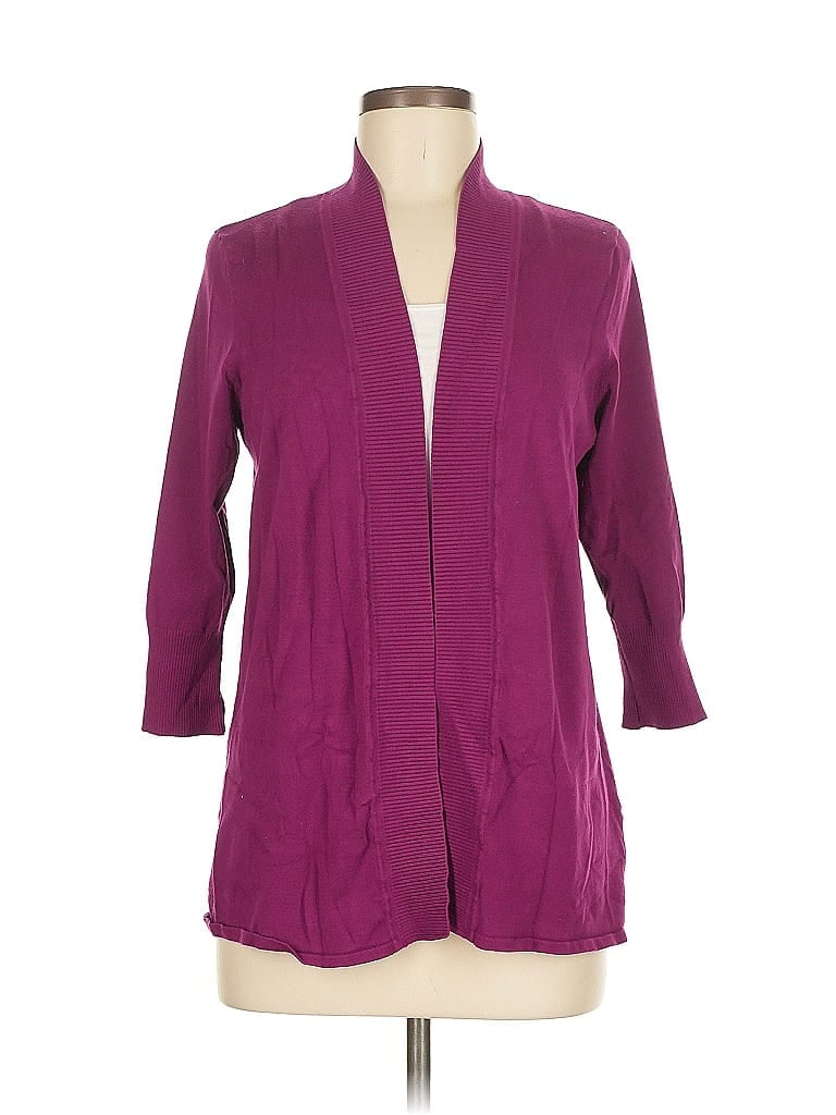 Click to view more detailed imagery on our partner's website Pre-owned Laura Ashley Cardigan Sweater In Purple