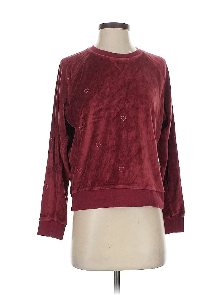 Pre-owned Rails Sweatshirt In Burgundy