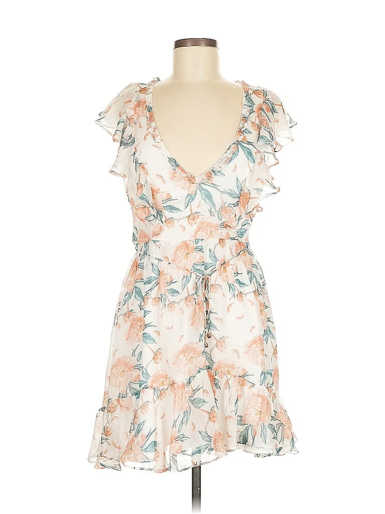 Pre-owned Hello Molly Cocktail Dress In White