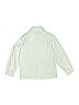 YuanLu Solid Green White Long Sleeve Button-Down Shirt Size 4 - photo 2