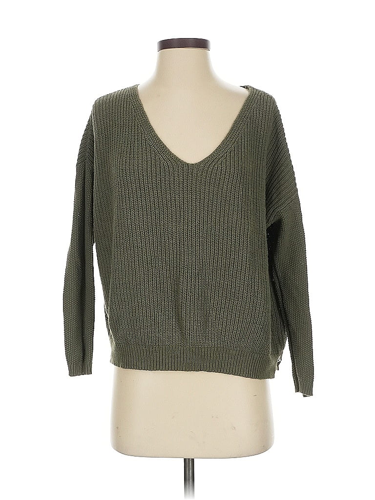 Pre-owned Kimchi Blue Pullover Sweater In Green