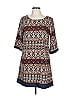 Candy Rose 100% Polyester Print Blue Casual Dress Size L - photo 1