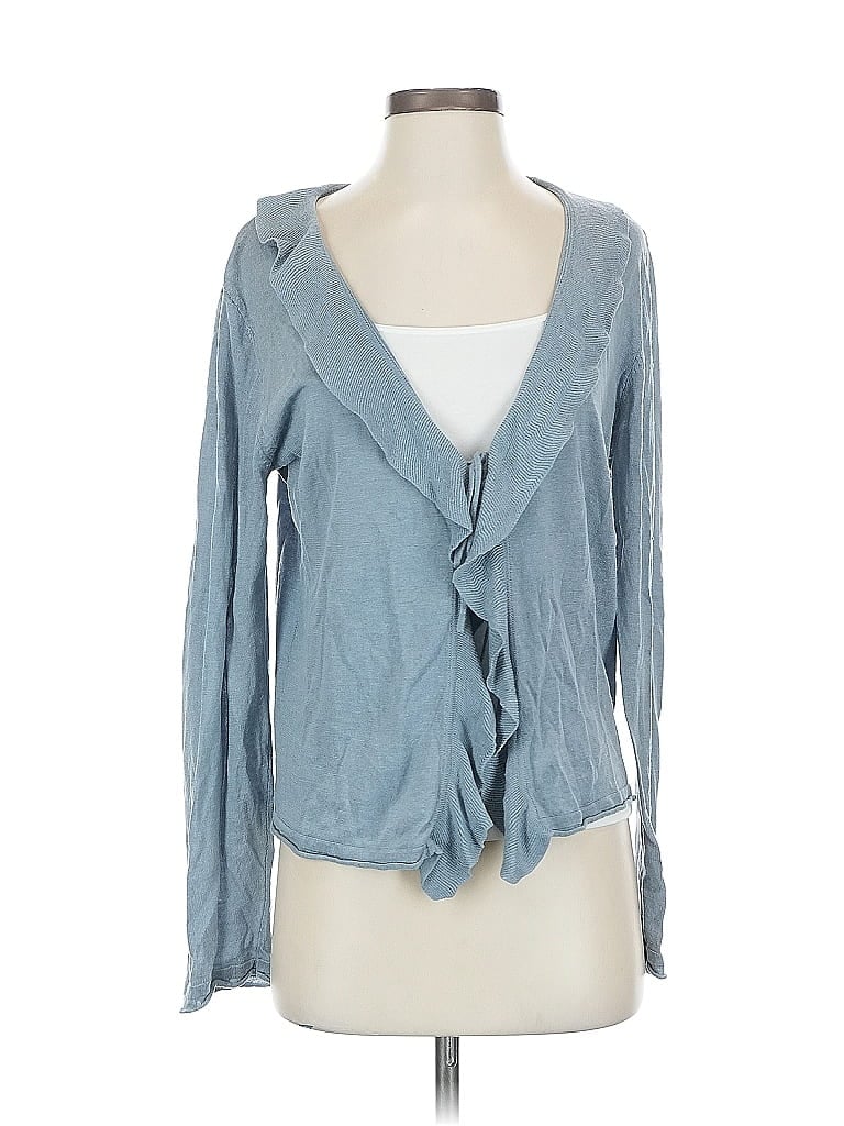 Pre-owned Cut.loose Cardigan Sweater In Blue
