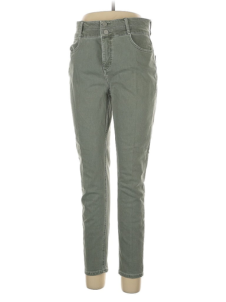 Pre-owned Ann Taylor Loft Jeans In Green