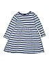 Lands' End 100% Baumwolle Stripes Blue Dress Size 7 - photo 1