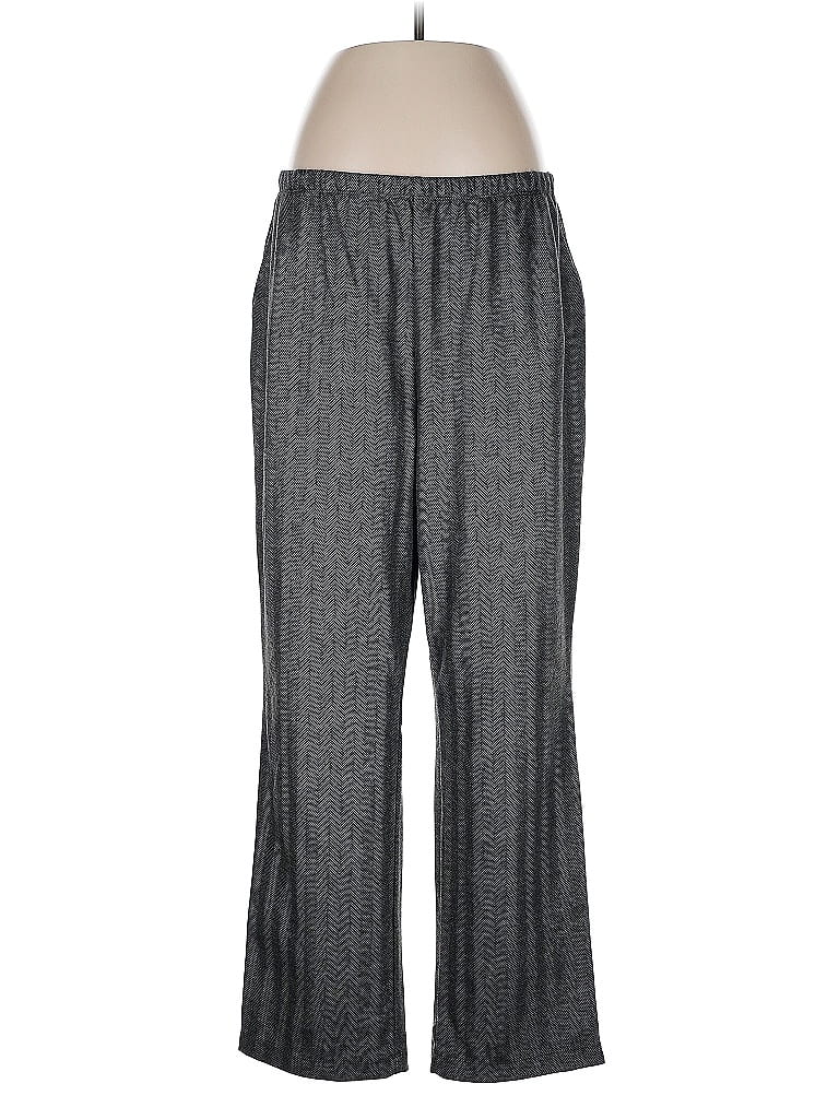 Pre-owned Lands' End Casual Pants In Gray