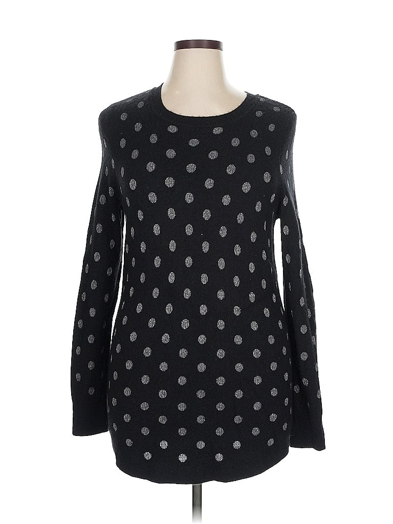 Pre-owned Ann Taylor Loft Pullover Sweater In Black