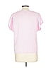 TanJay 100% Polyester Pink Short Sleeve Blouse Size L - photo 2