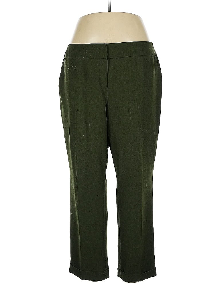 Pre-owned Kasper Dress Pants In Green