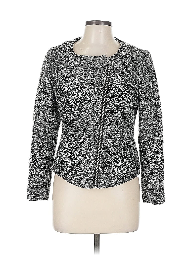 Pre-owned H&m Jacket In Gray