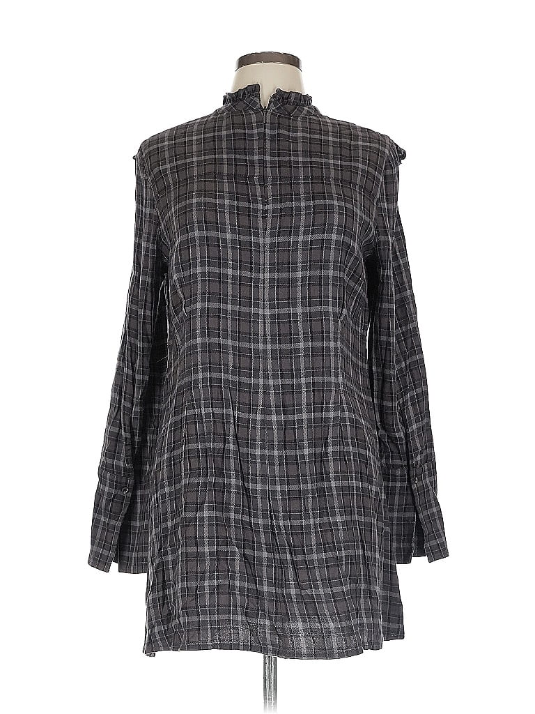 Click to view more detailed imagery on our partner's website Pre-owned Treasure & Bond 3/4 Sleeve Blouse In Gray