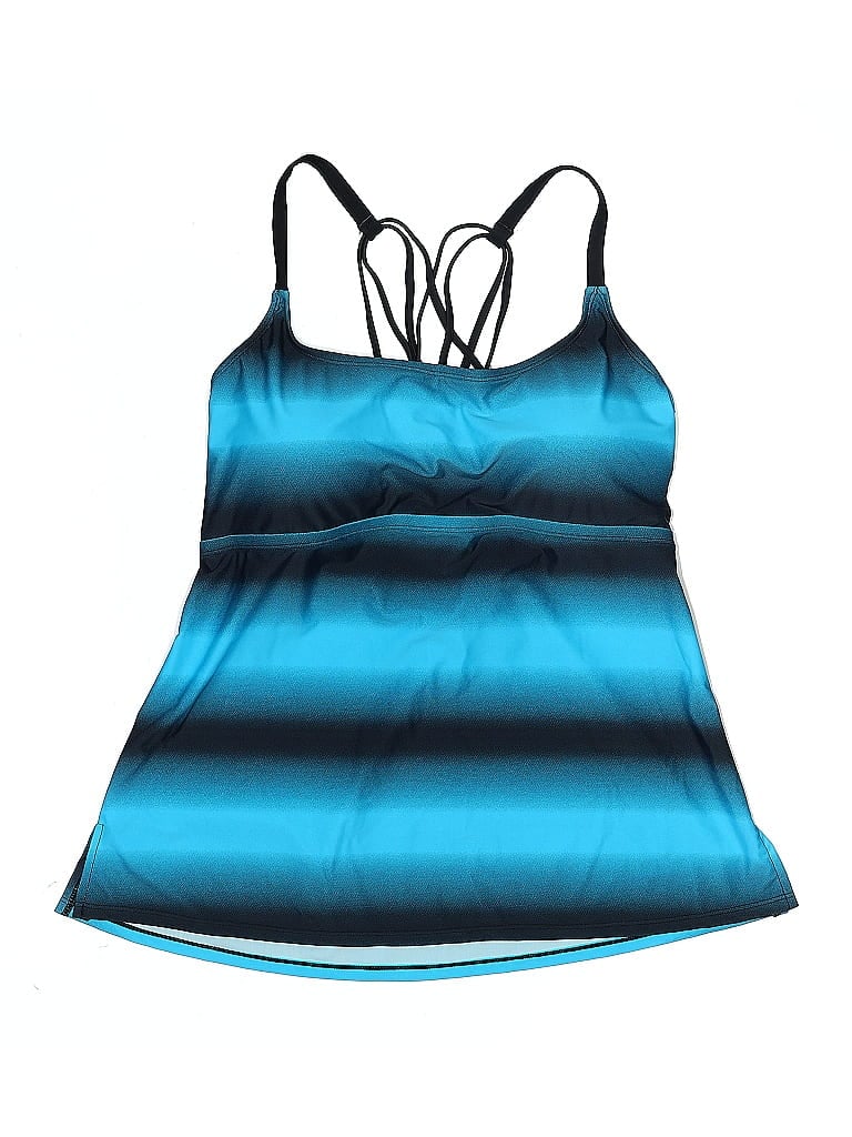 Pre-owned Unbranded Swimsuit Top Blue Swimwear