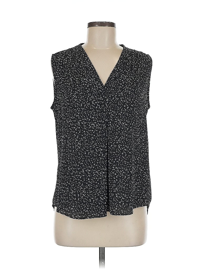 Pre-owned Vince Camuto Sleeveless Blouse In Black