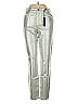 J Brand Metallic Silver Jeans Size 24 waist - photo 1