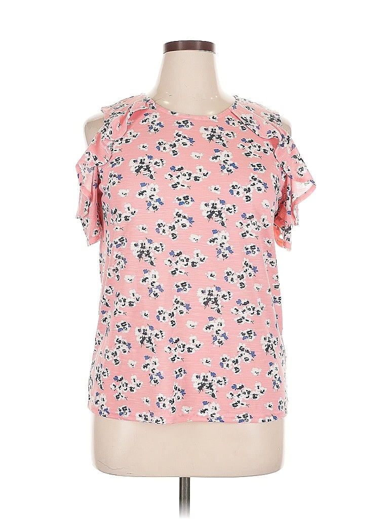 Pre-owned Juicy Couture Short Sleeve Blouse In Pink